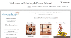 Desktop Screenshot of edinburghdanceschool.co.uk